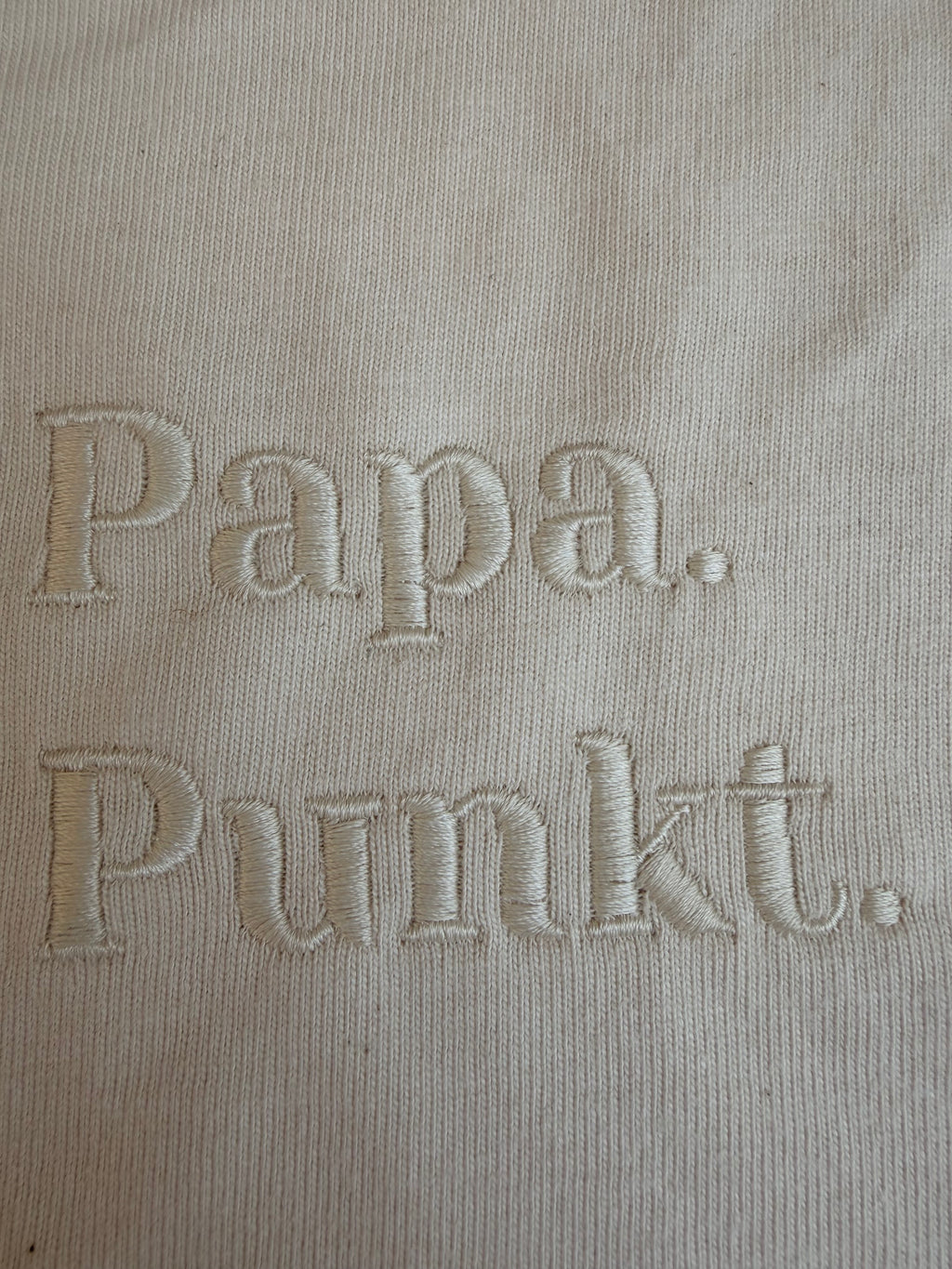 Papa. Punkt.
